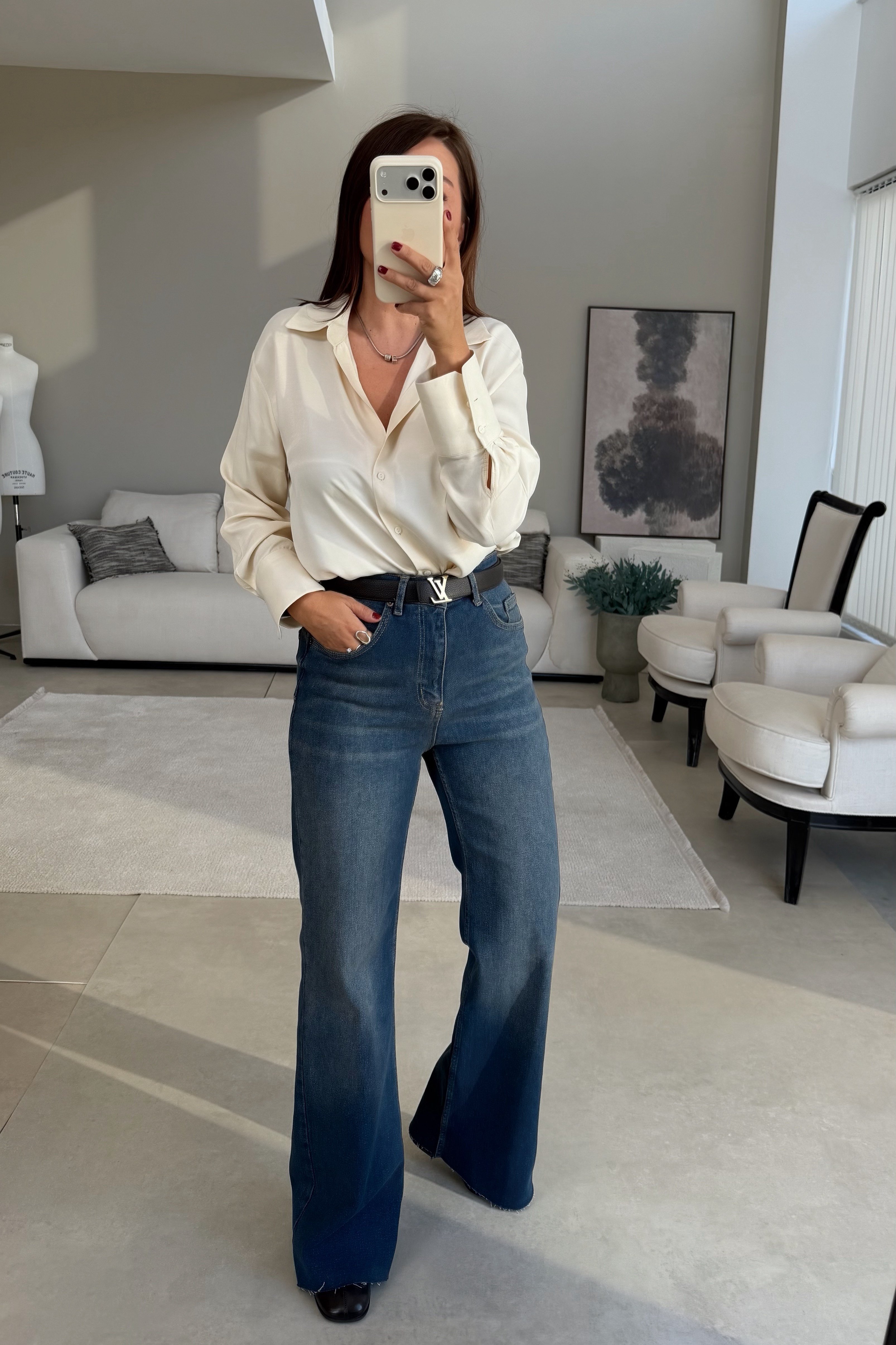 Palazzo Jean DARK BLUE