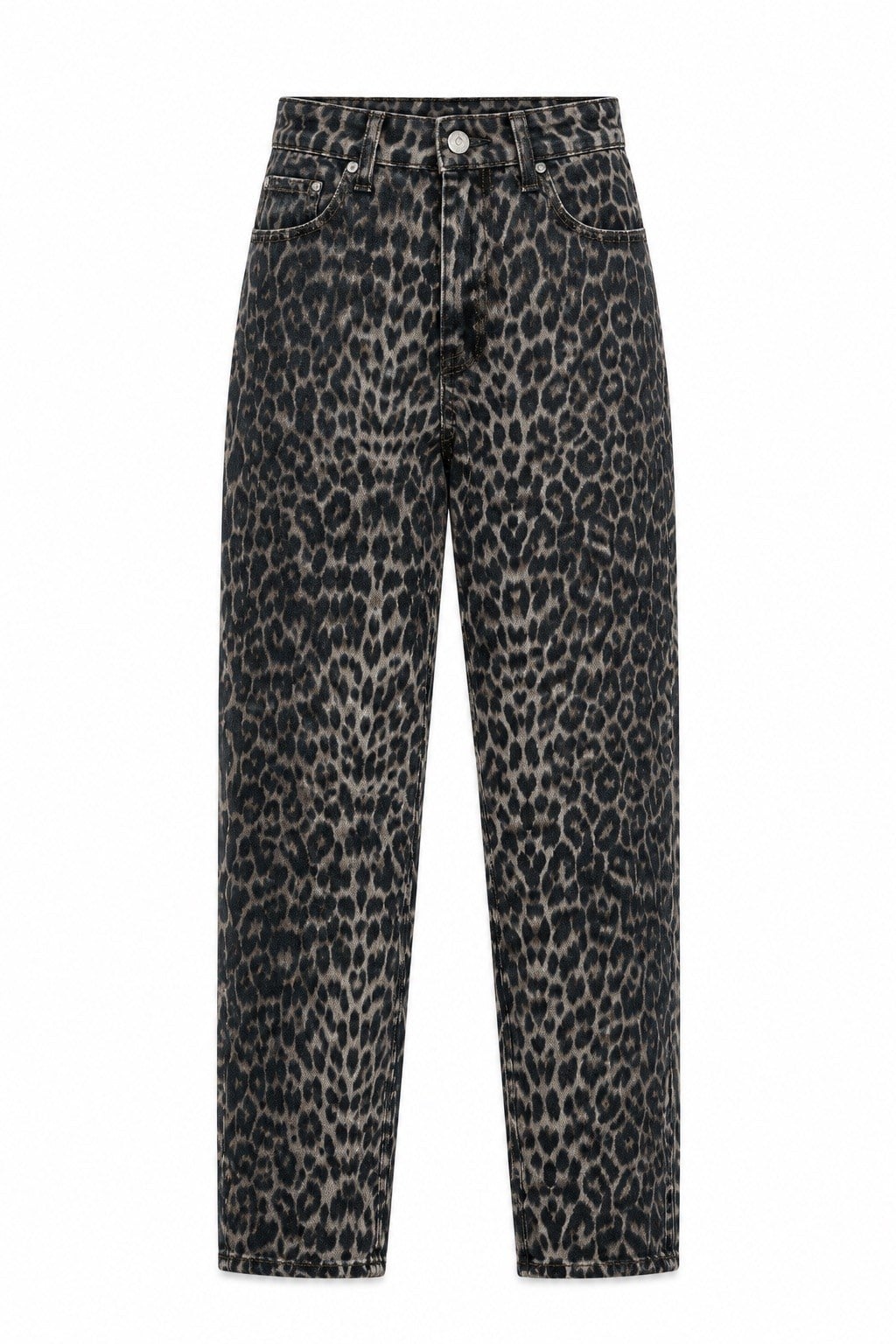 Panter Desenli Jean KAHVERENGİ