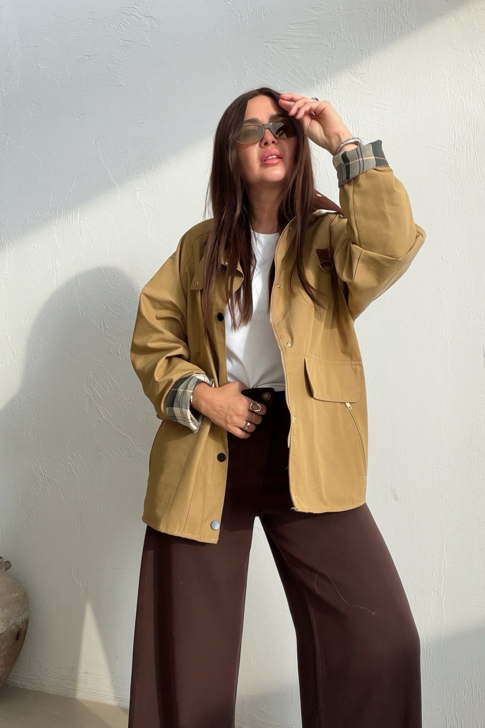Premium Seri Mevsimlik Mont CAMEL