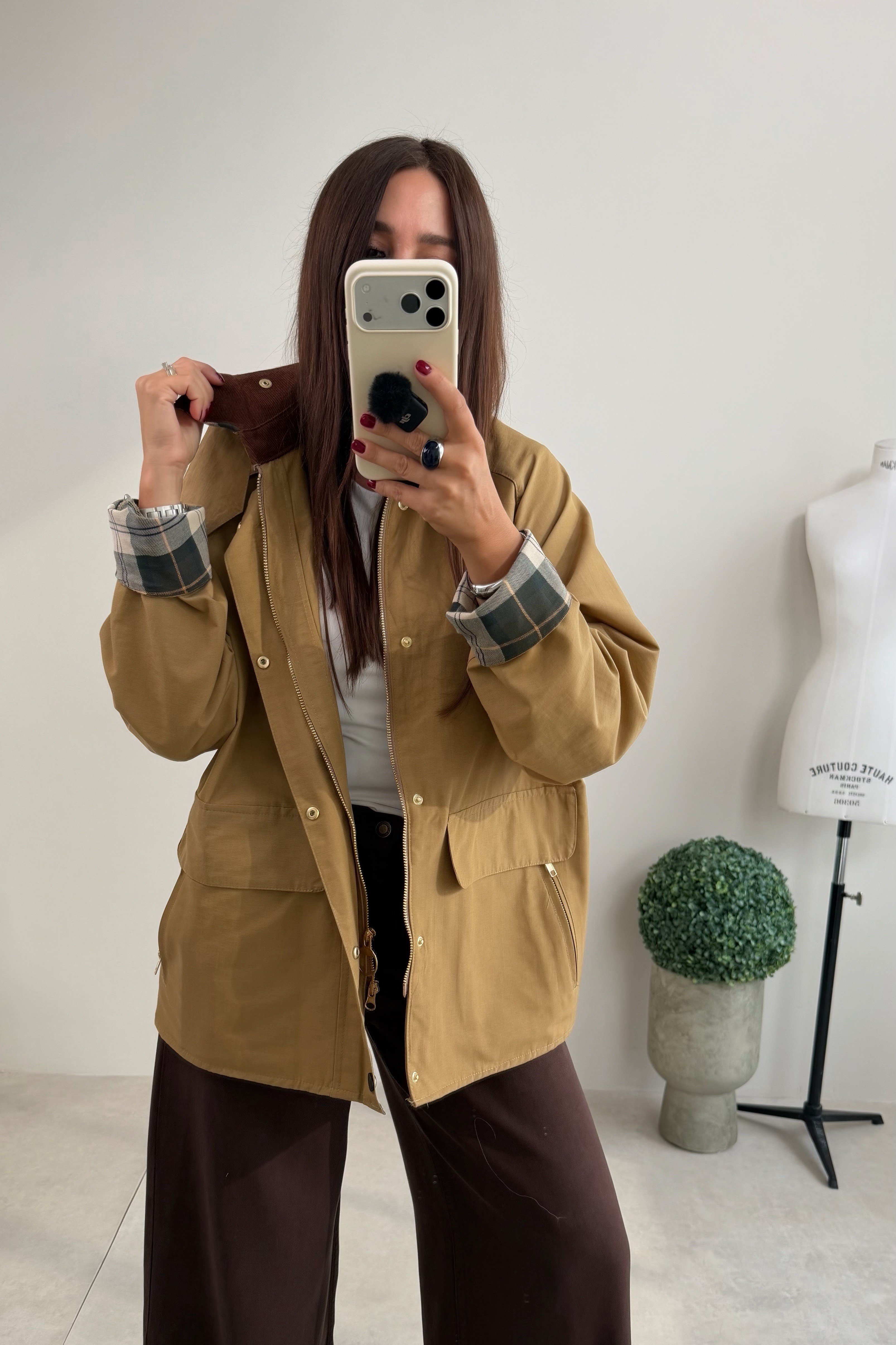 Premium Seri Mevsimlik Mont CAMEL