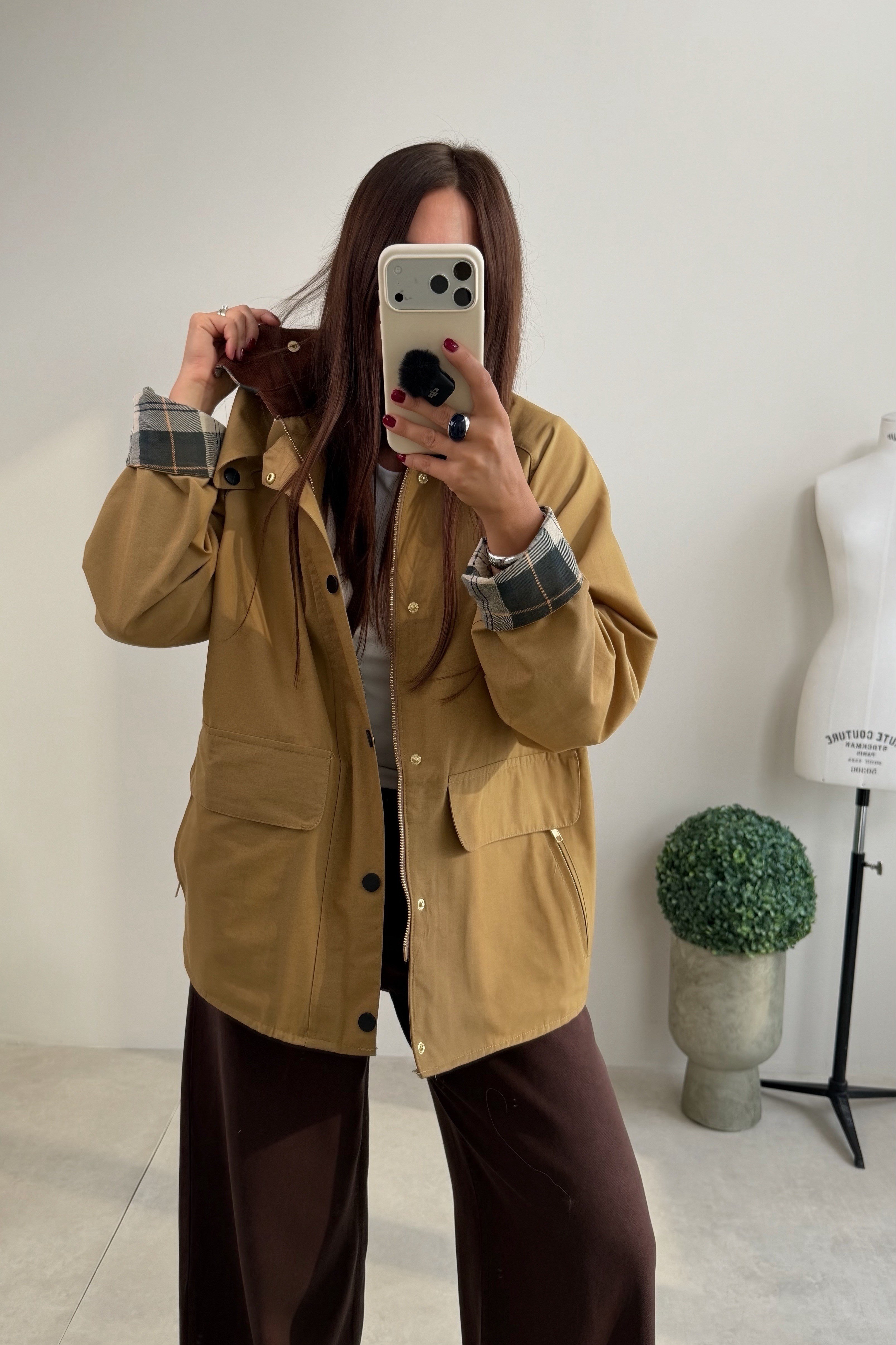 Premium Seri Mevsimlik Mont CAMEL