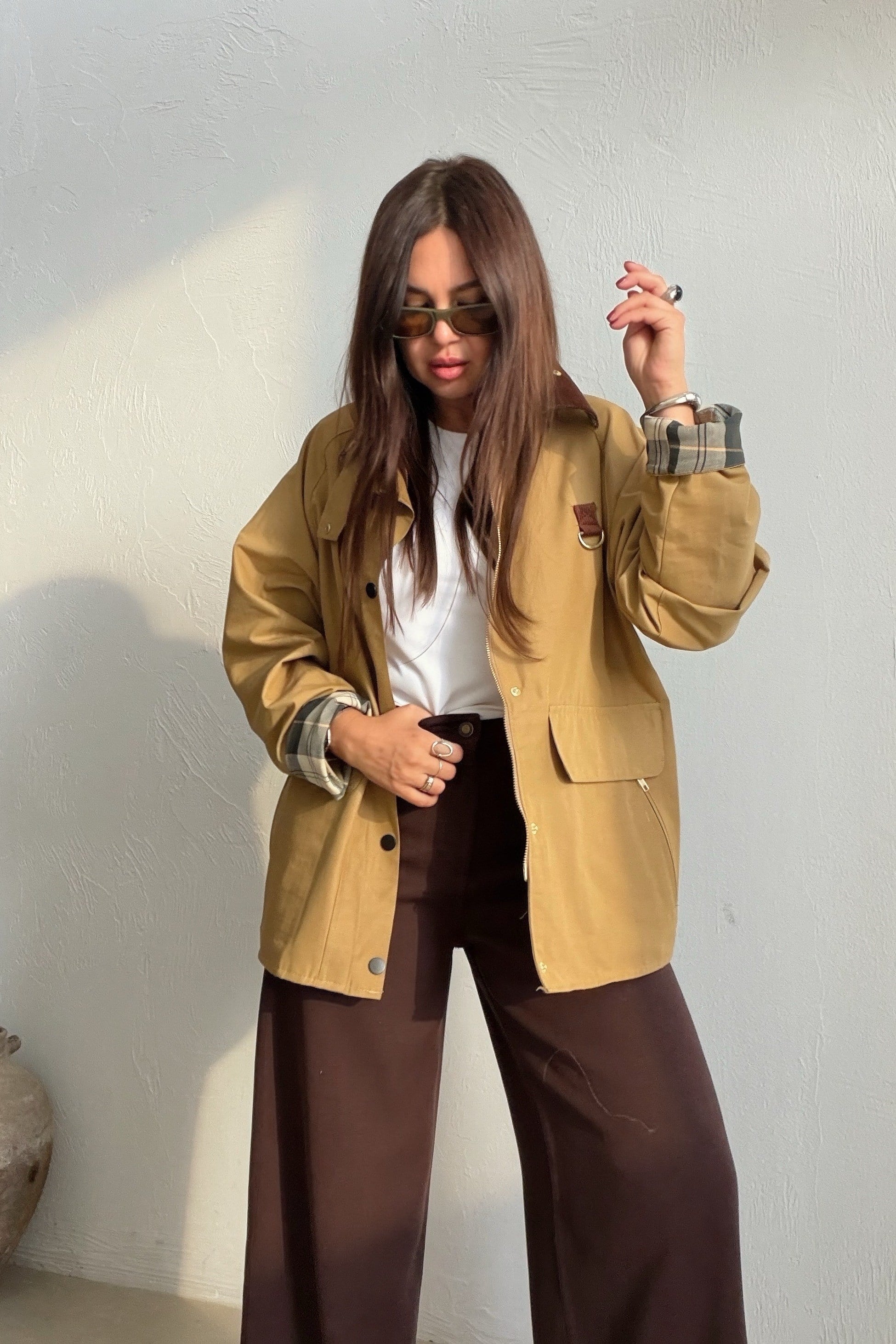 Premium Seri Mevsimlik Mont CAMEL