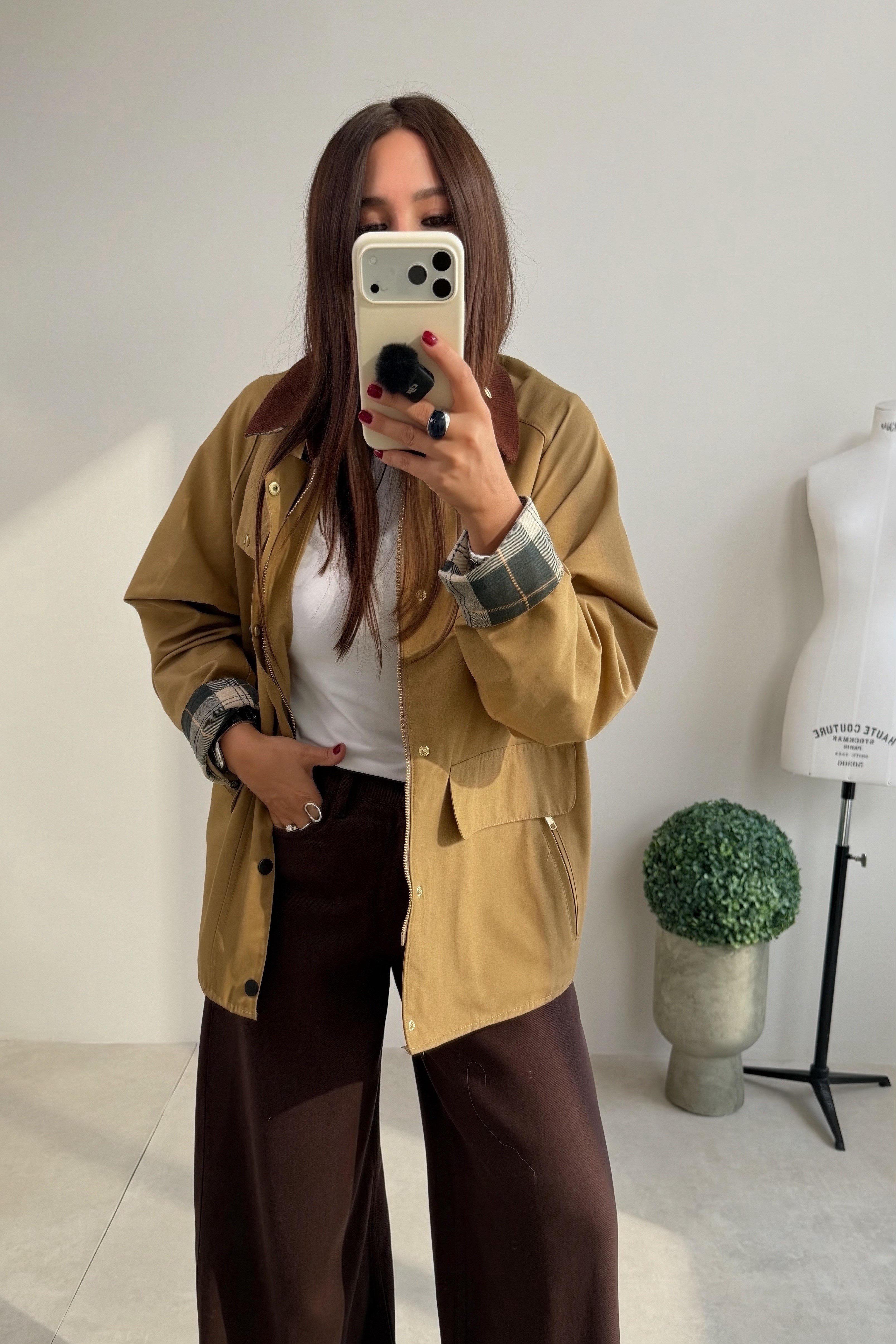 Premium Seri Mevsimlik Mont CAMEL