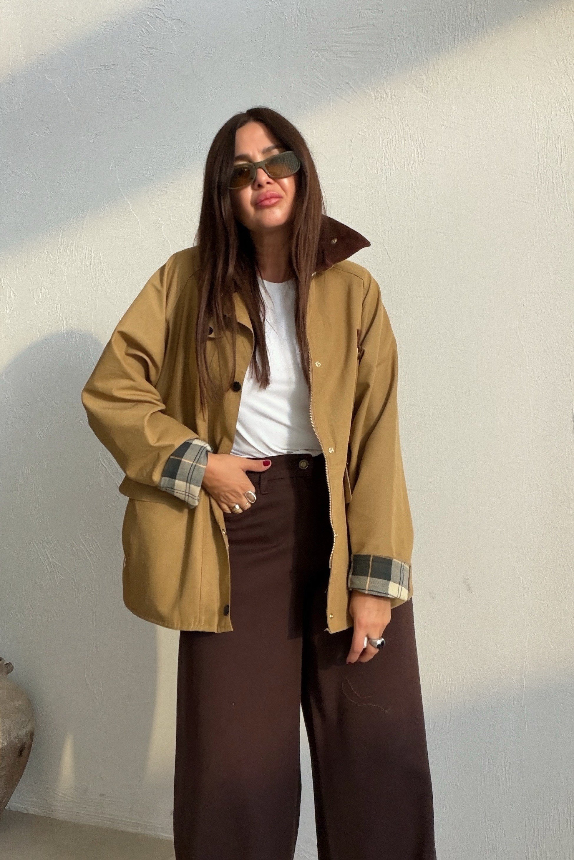 Premium Seri Mevsimlik Mont CAMEL