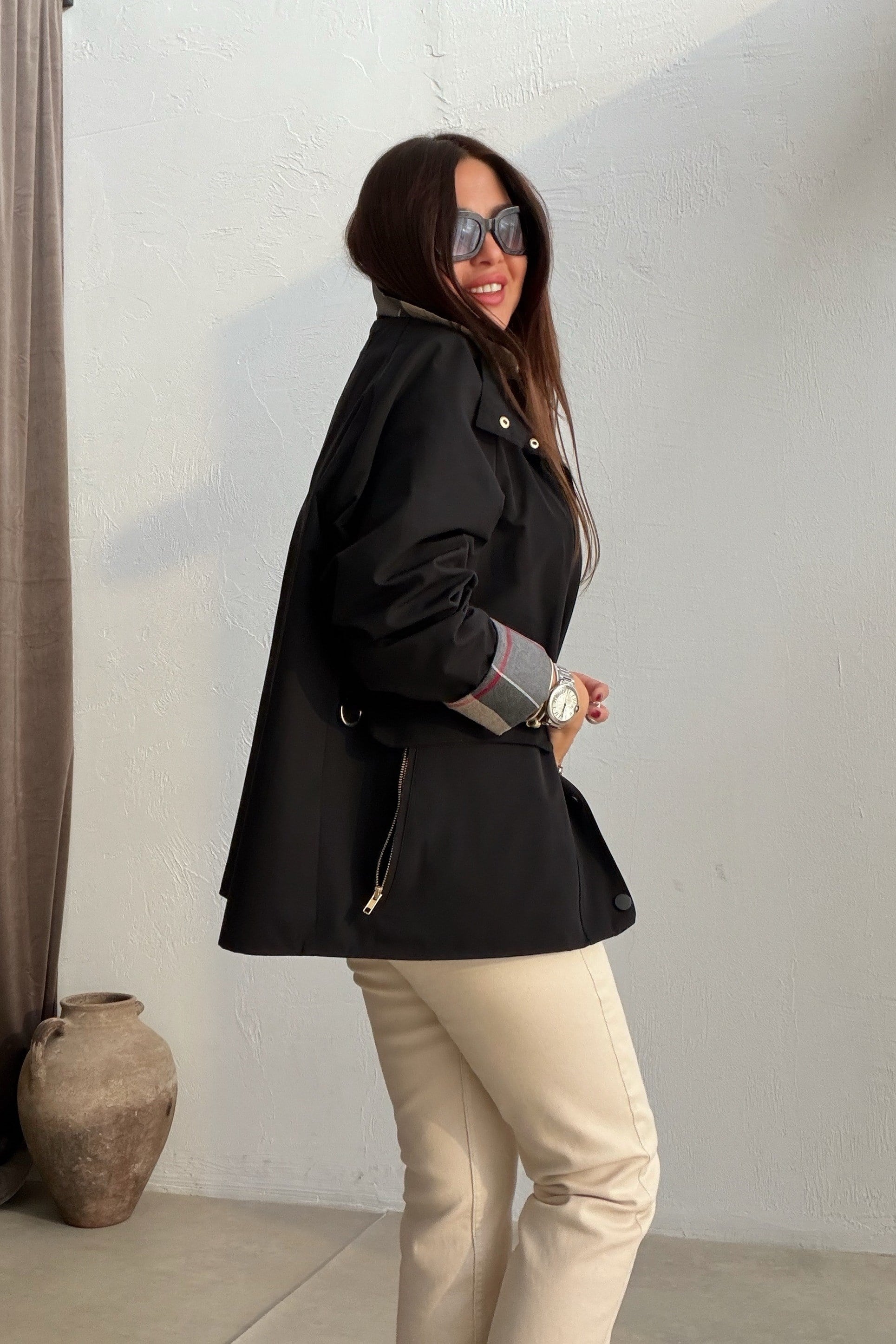 Premium Seri Mevsimlik Mont SİYAH