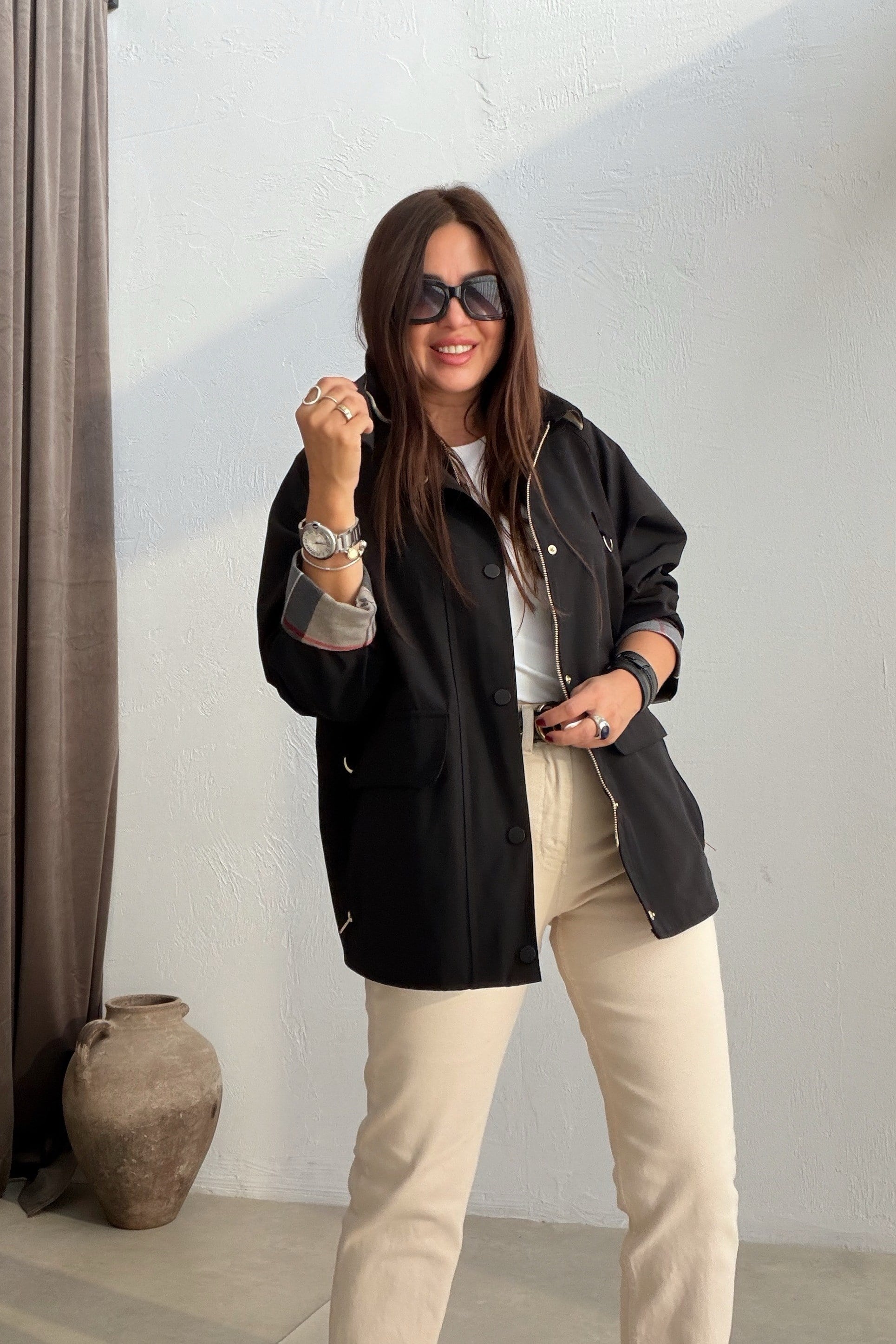 Premium Seri Mevsimlik Mont SİYAH