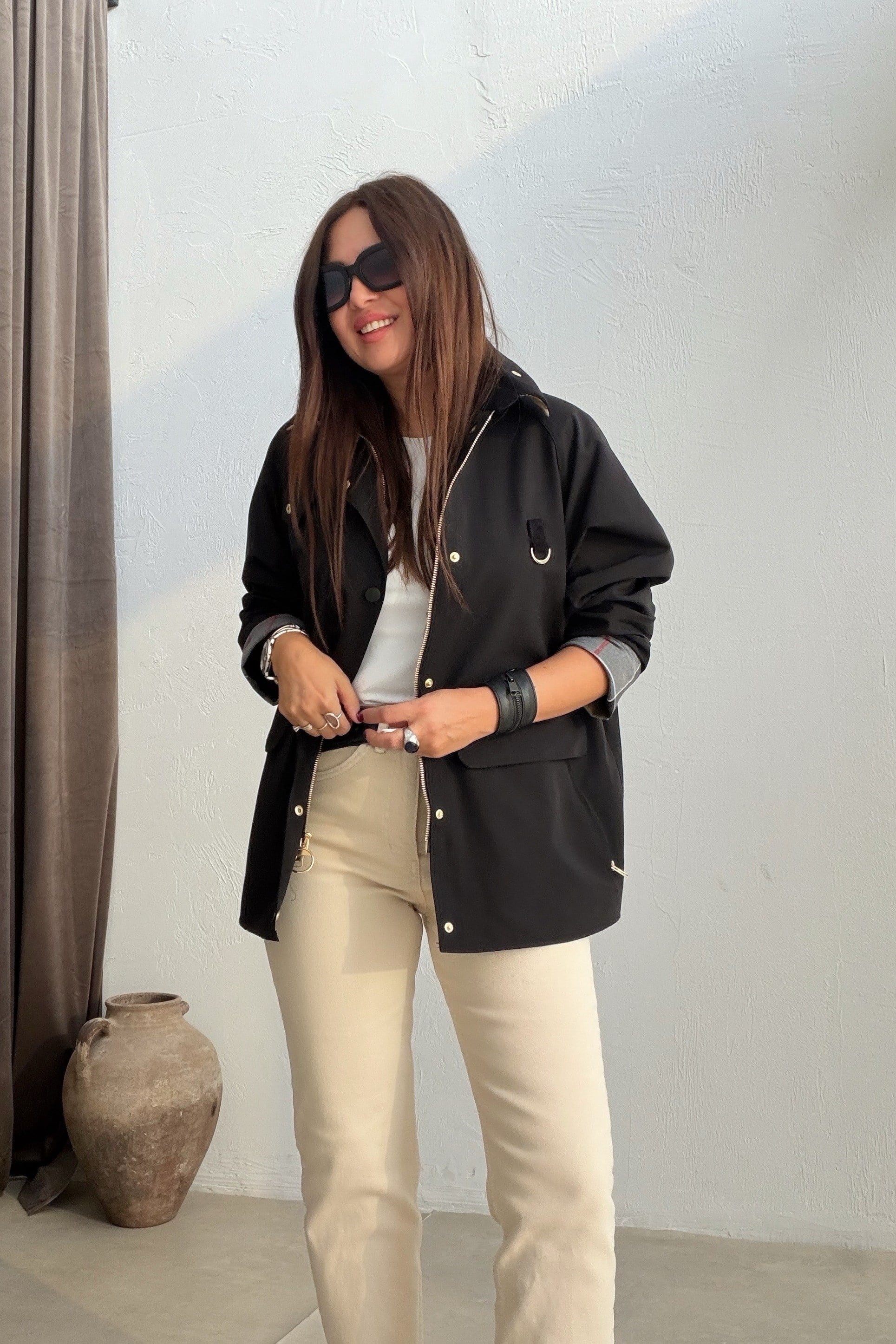 Premium Seri Mevsimlik Mont SİYAH