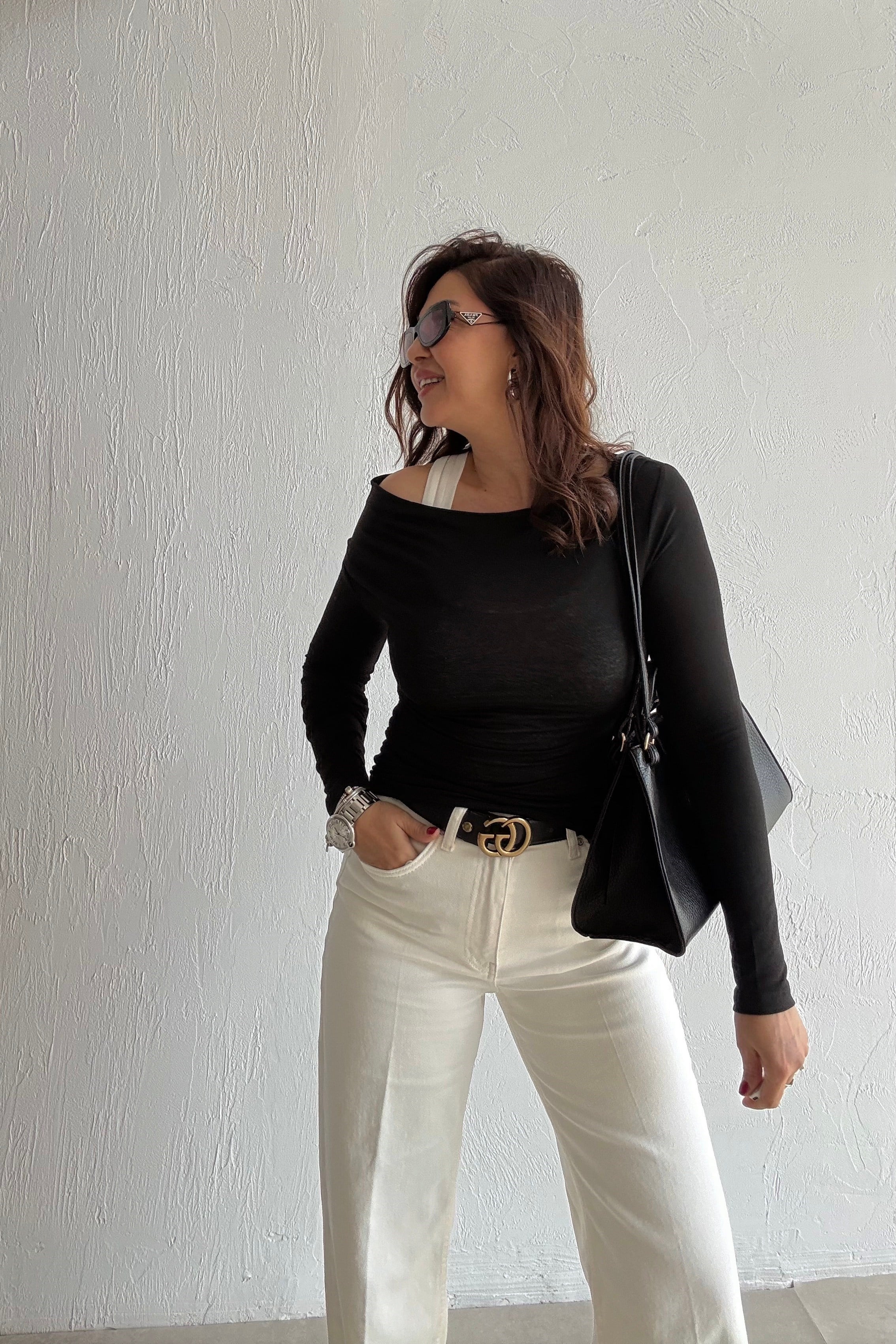 Siyah Atletli Bluz 