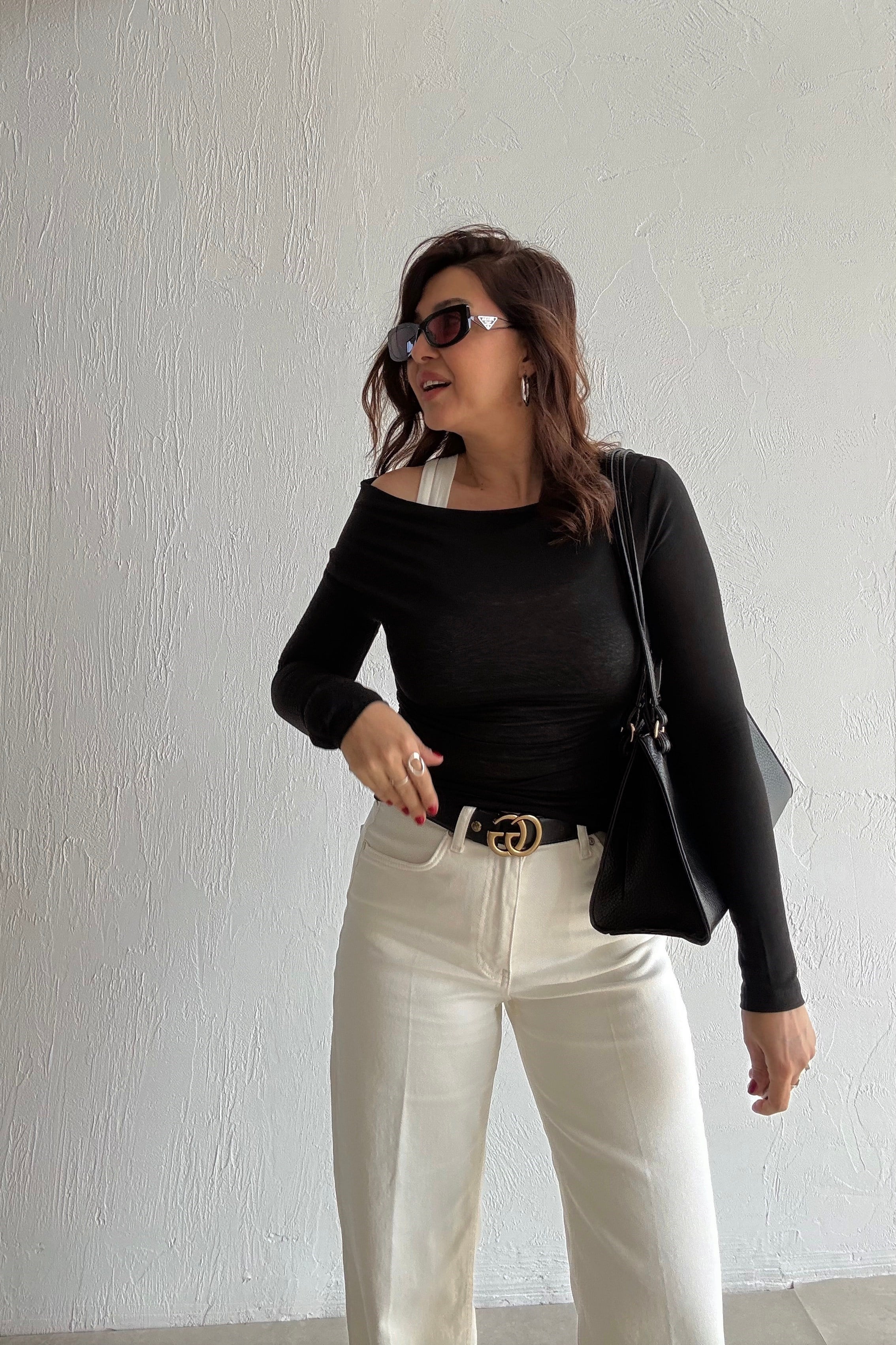Siyah Atletli Bluz 