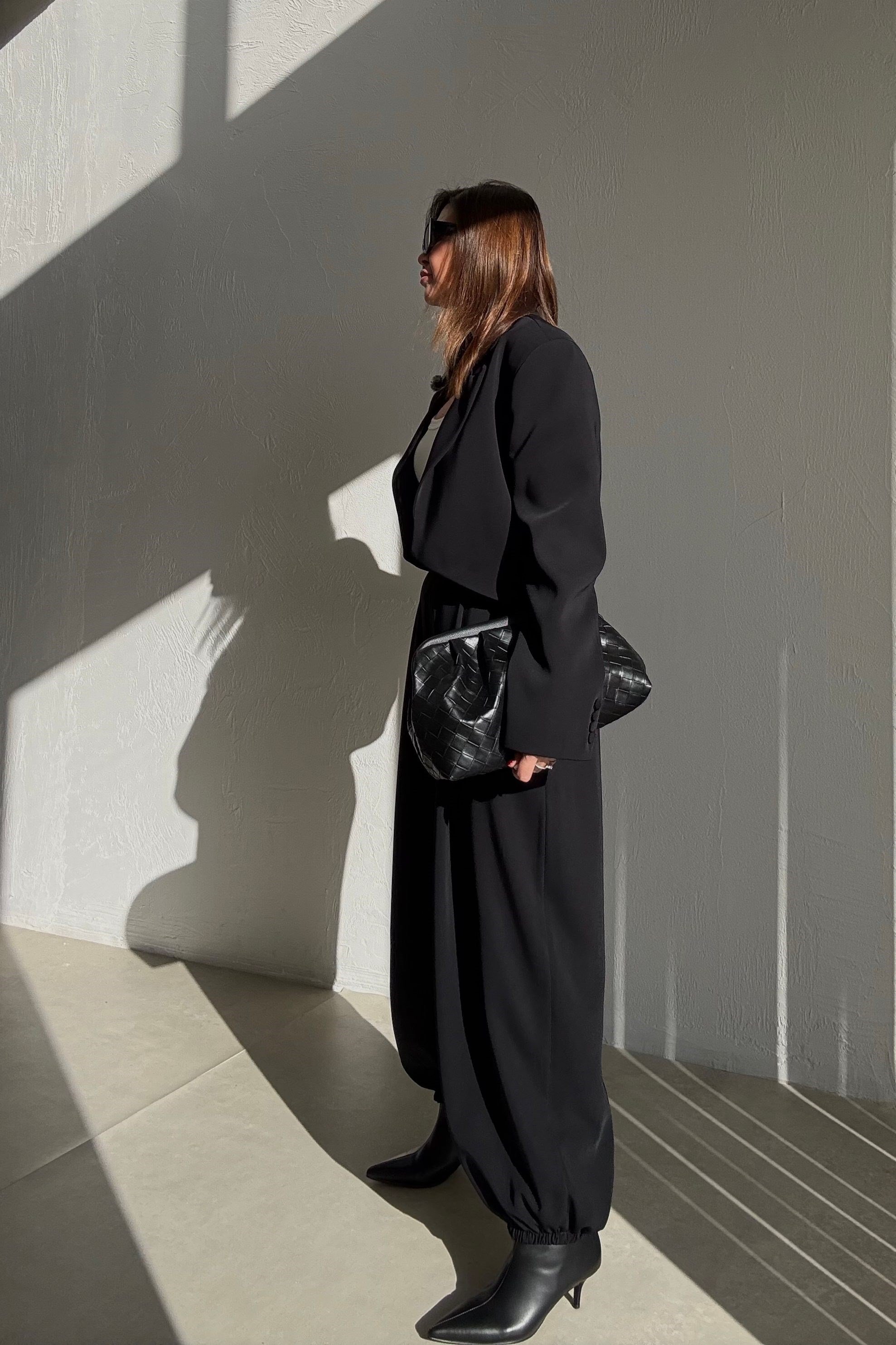 Siyah Balon Pantolon 