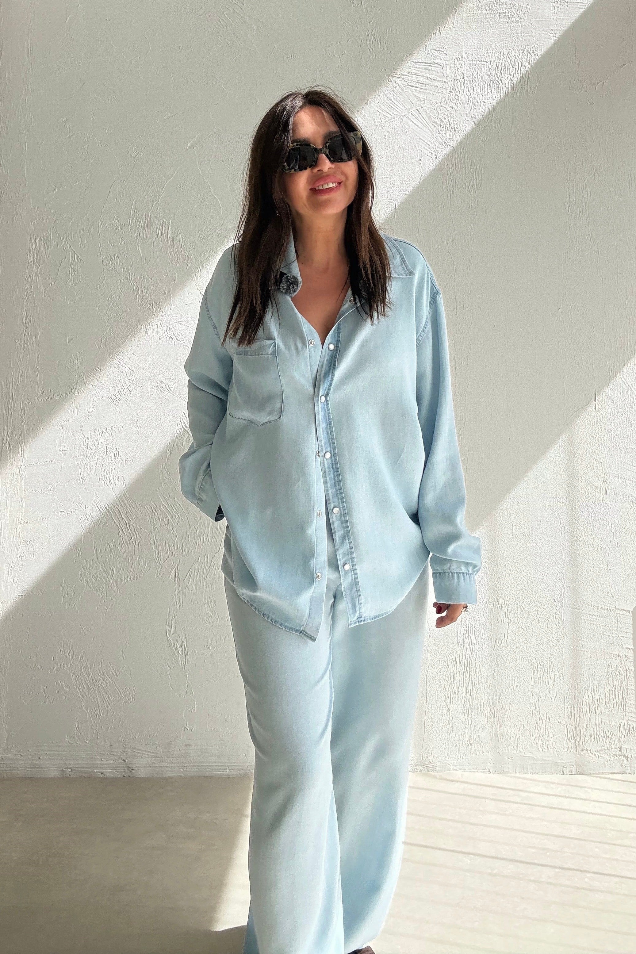 Sky Denim Takım BUZ MAVİSİ