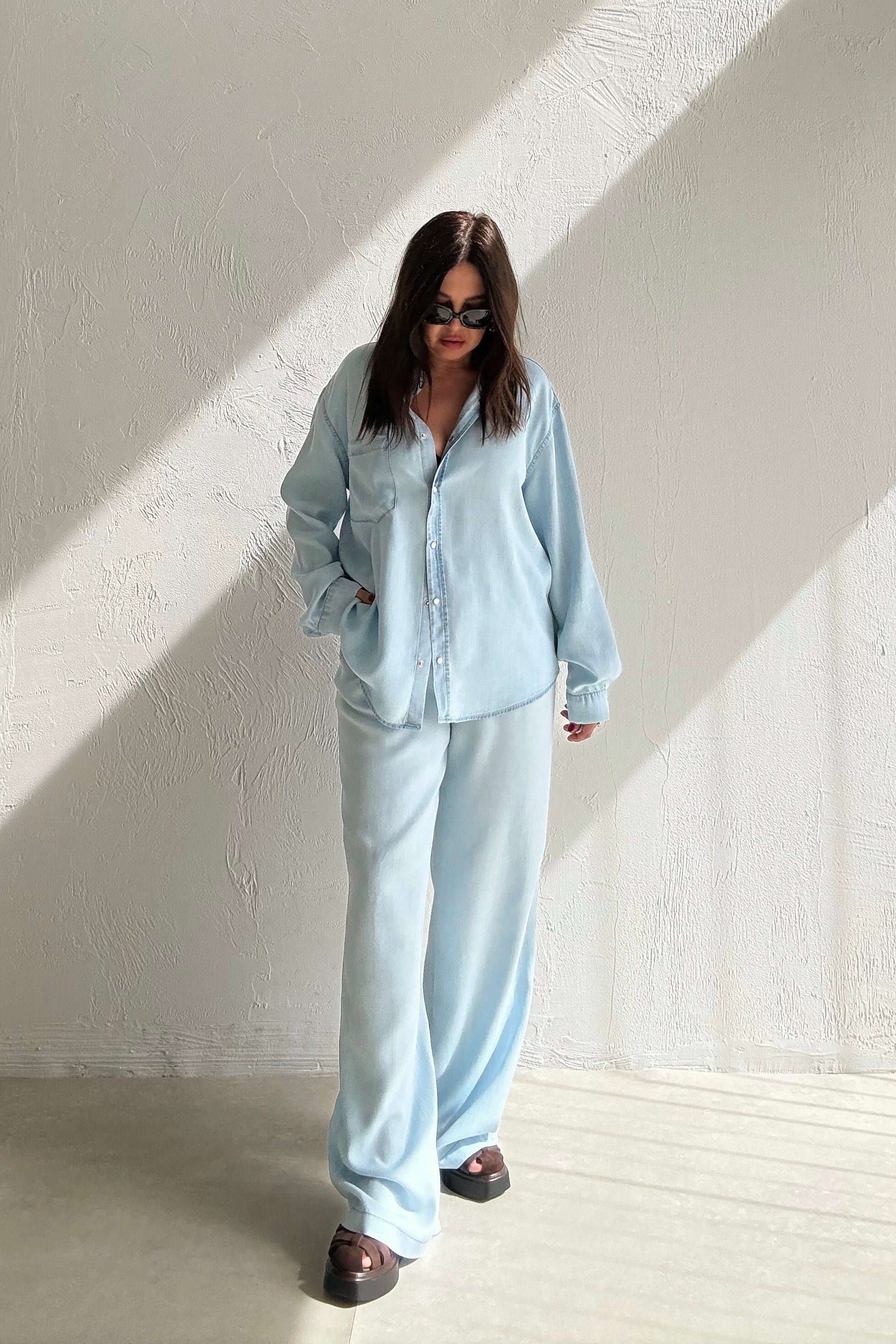 Sky Denim Takım BUZ MAVİSİ