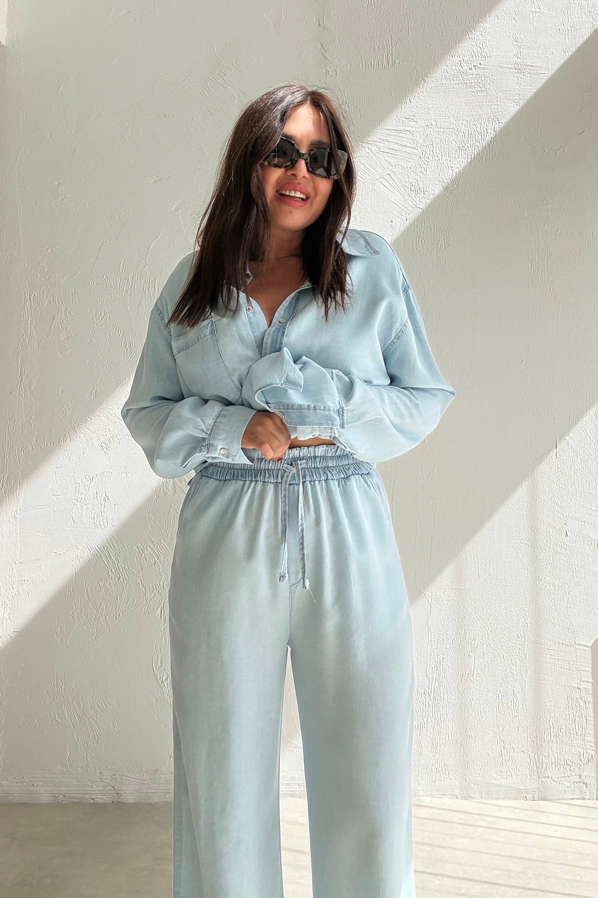 Sky Denim Takım BUZ MAVİSİ