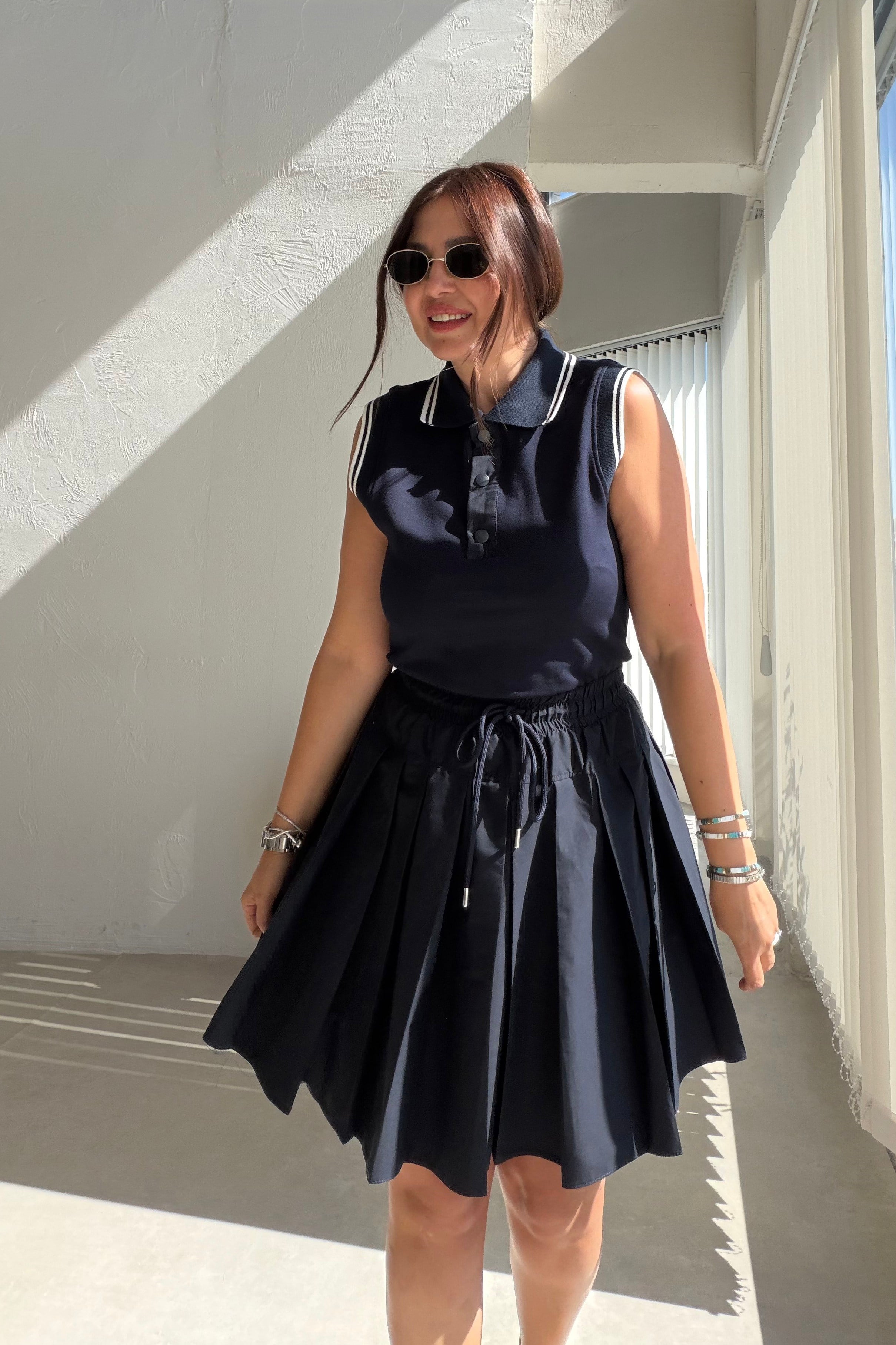 Vera Polo Elbise LACİVERT