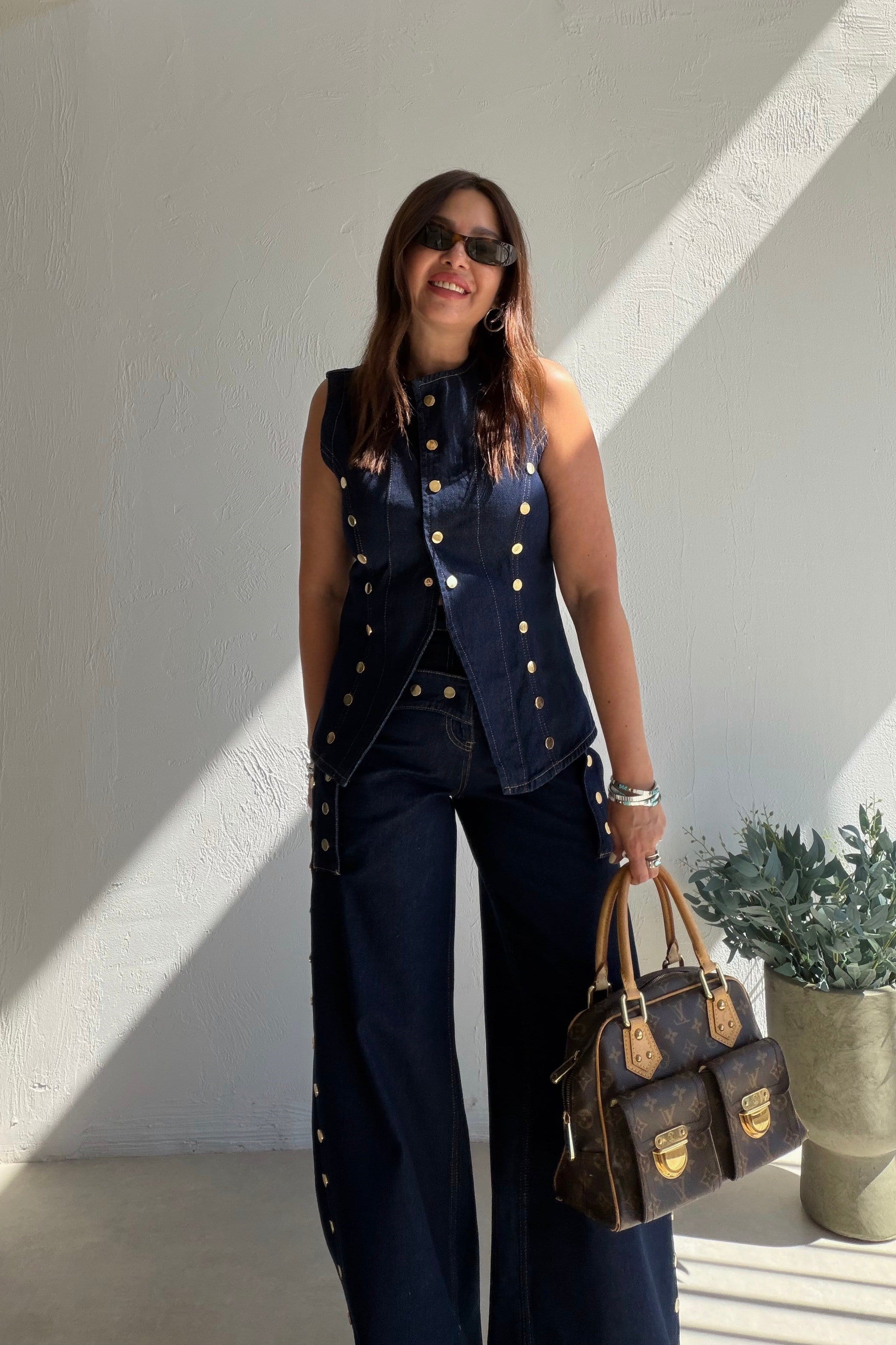 Western Denim Pantolonlu Takım LACİVERT