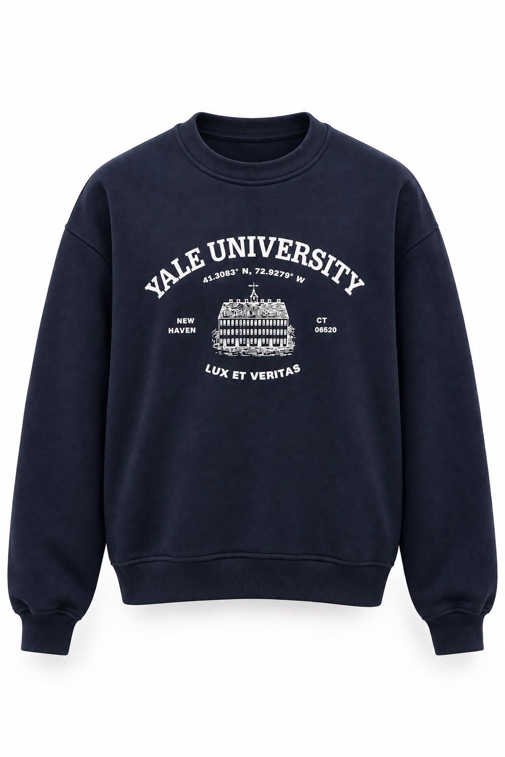 Yazılı Sweatshirt LACİVERT