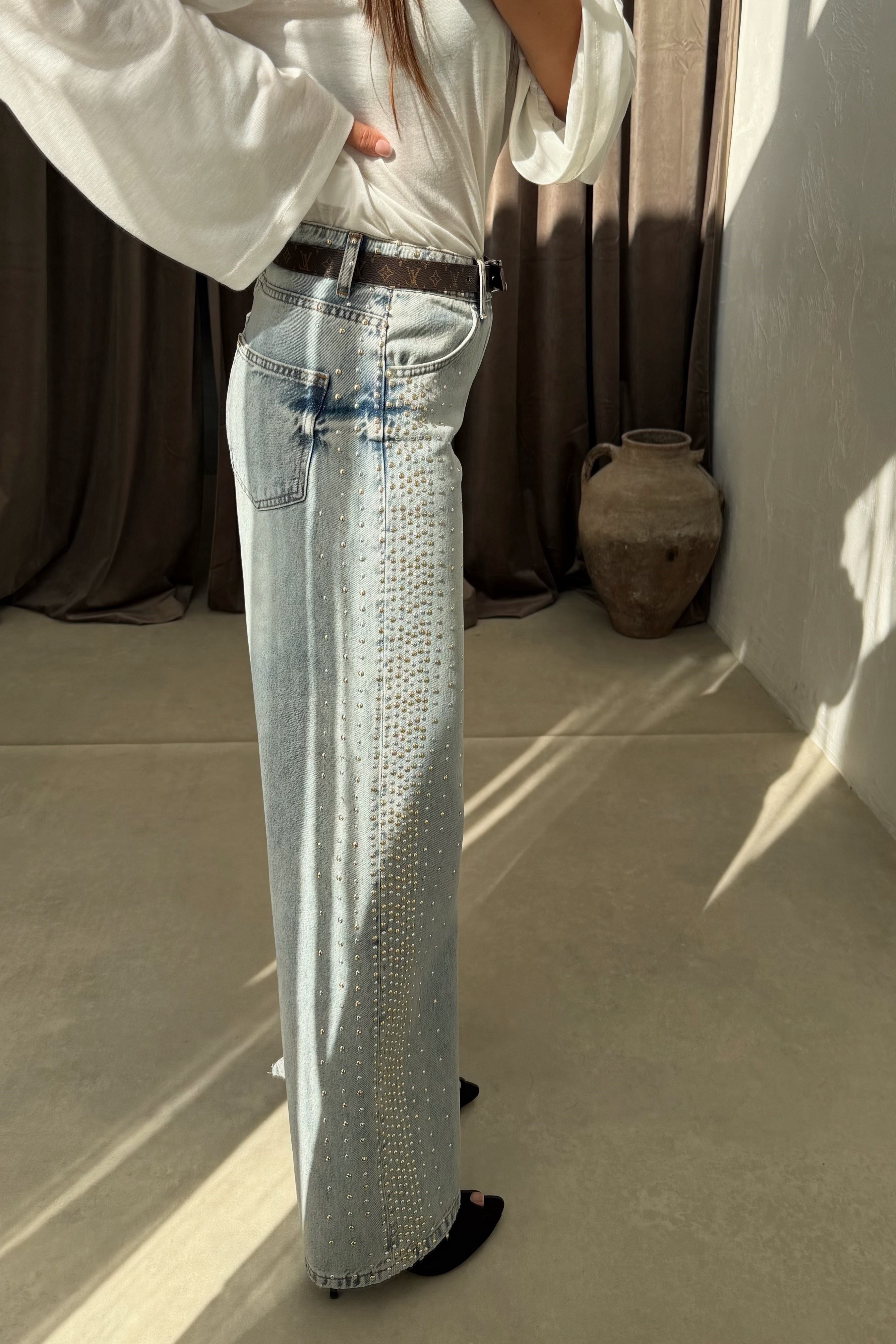 Zımbalı Jean AÇIK MAVİ