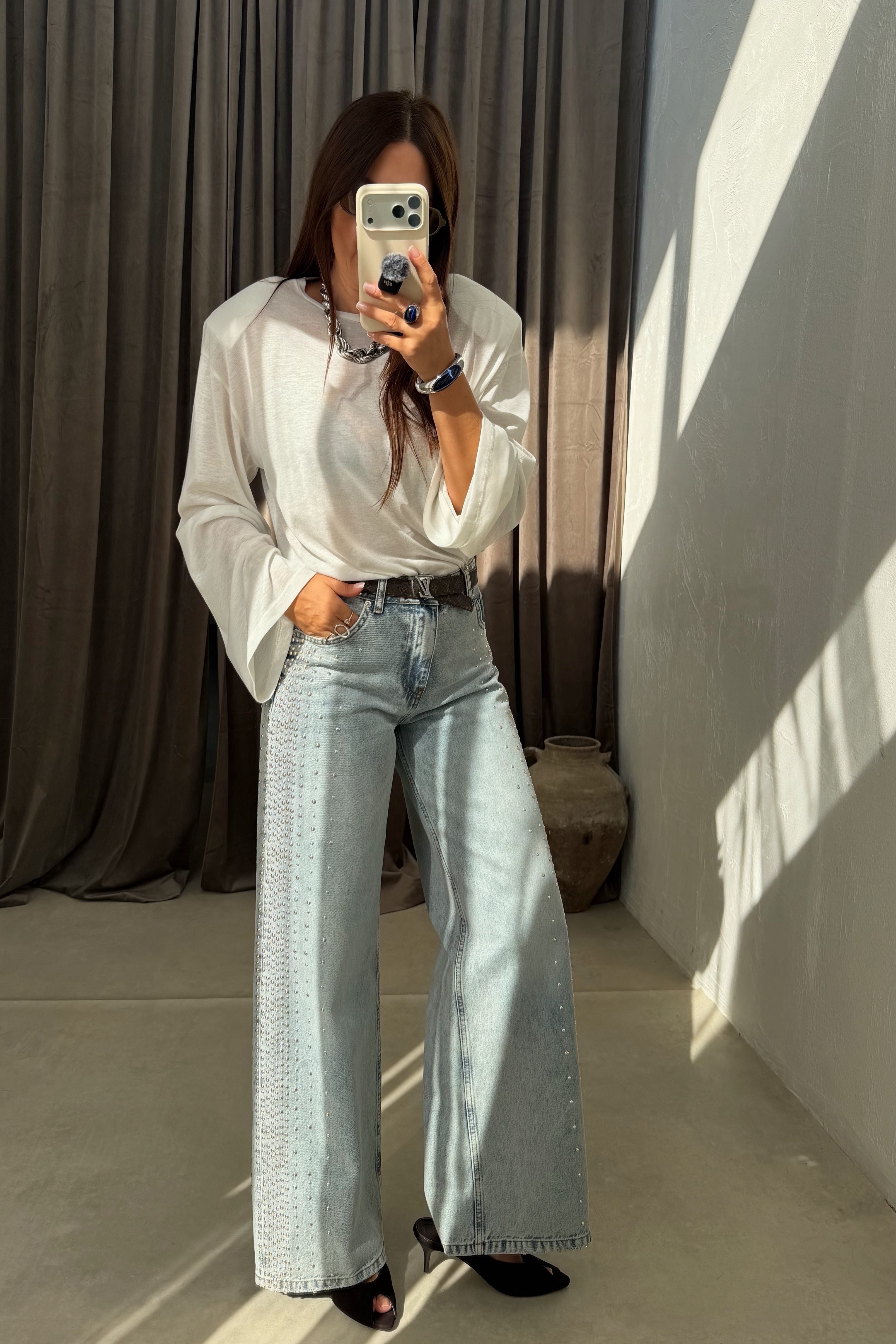 Zımbalı Jean AÇIK MAVİ