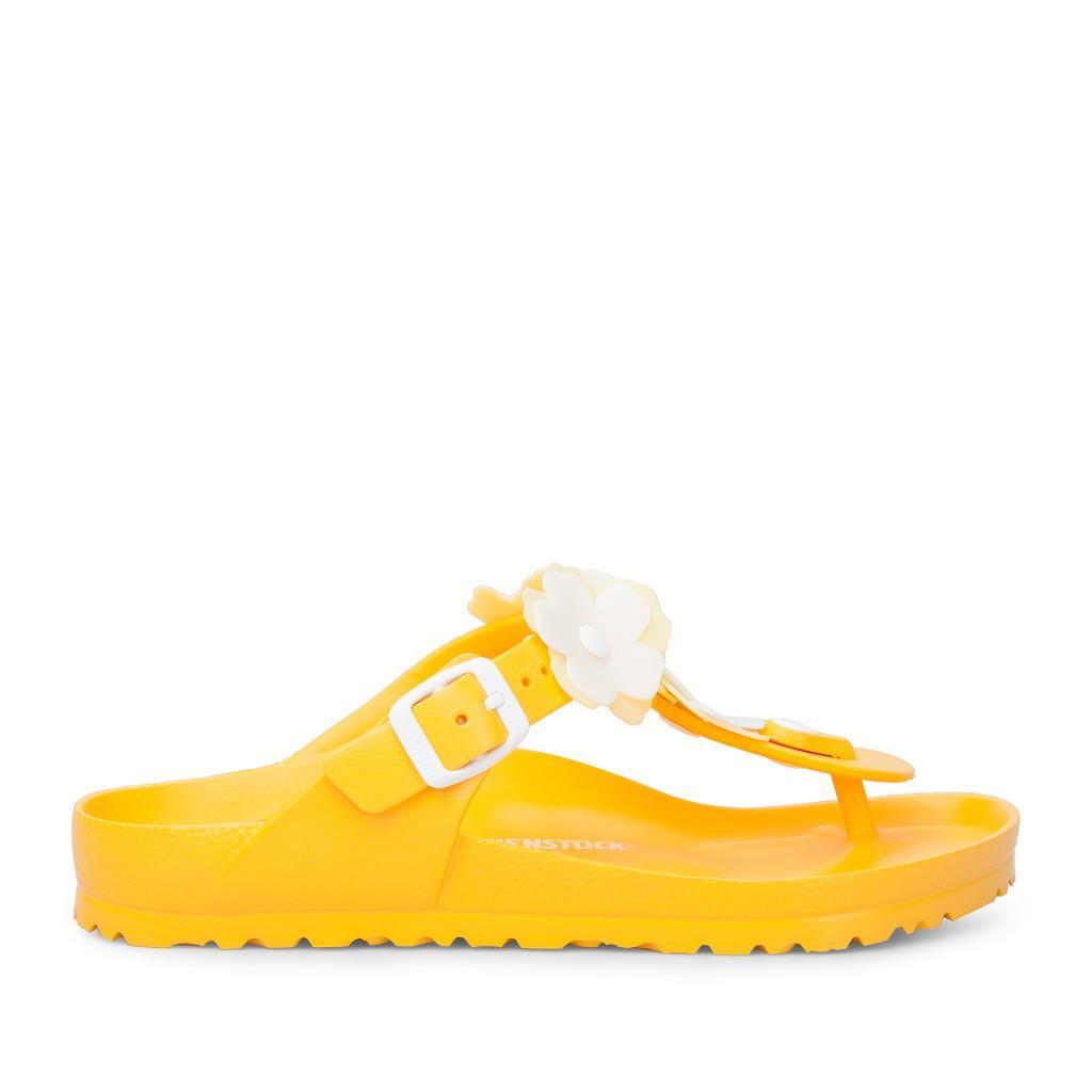 Birkenstock 1011904 Gizeh Eva Flower Scuba Yellow Kadın Parmakarası Terlik