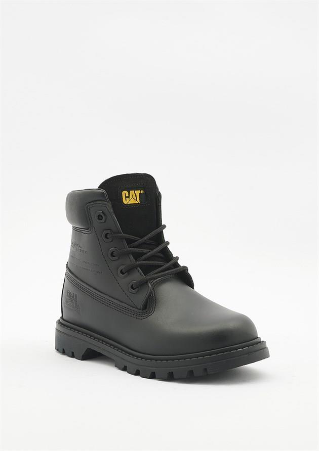 Caterpillar Bruiser 2.0 Black Deri Çocuk Bot