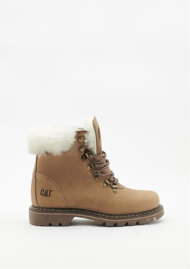 Caterpillar İllinois Beıge Crazy Deri Kadın Bot