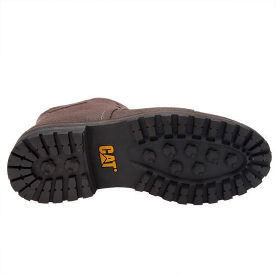 Caterpillar Striver Brown Deri Erkek Bot
