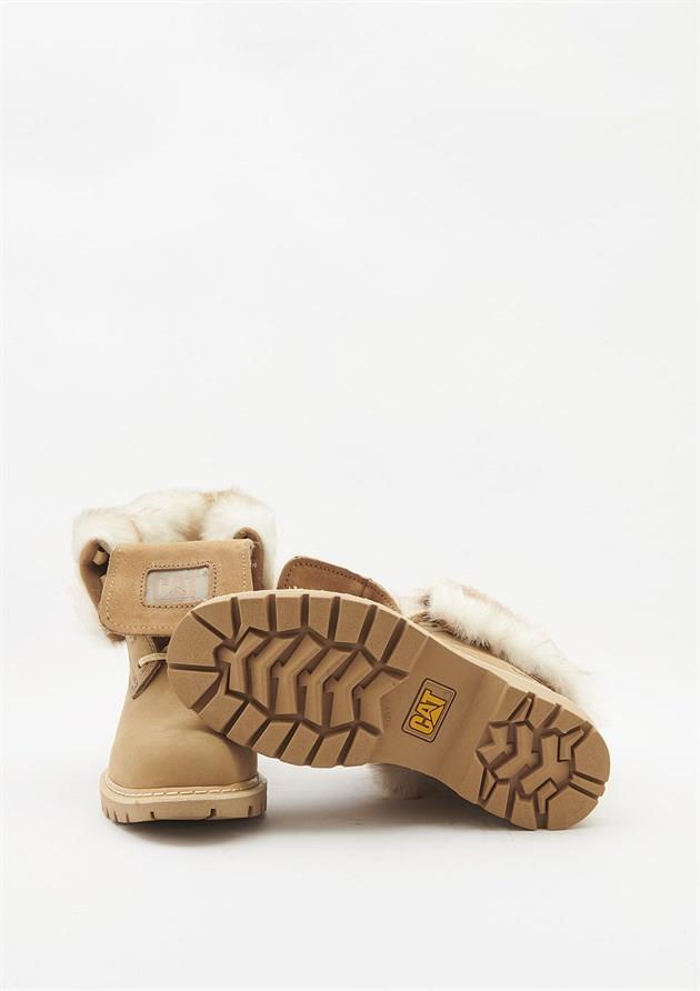 Caterpillar Utah Fur Caramel Nubuk Kadın Bot