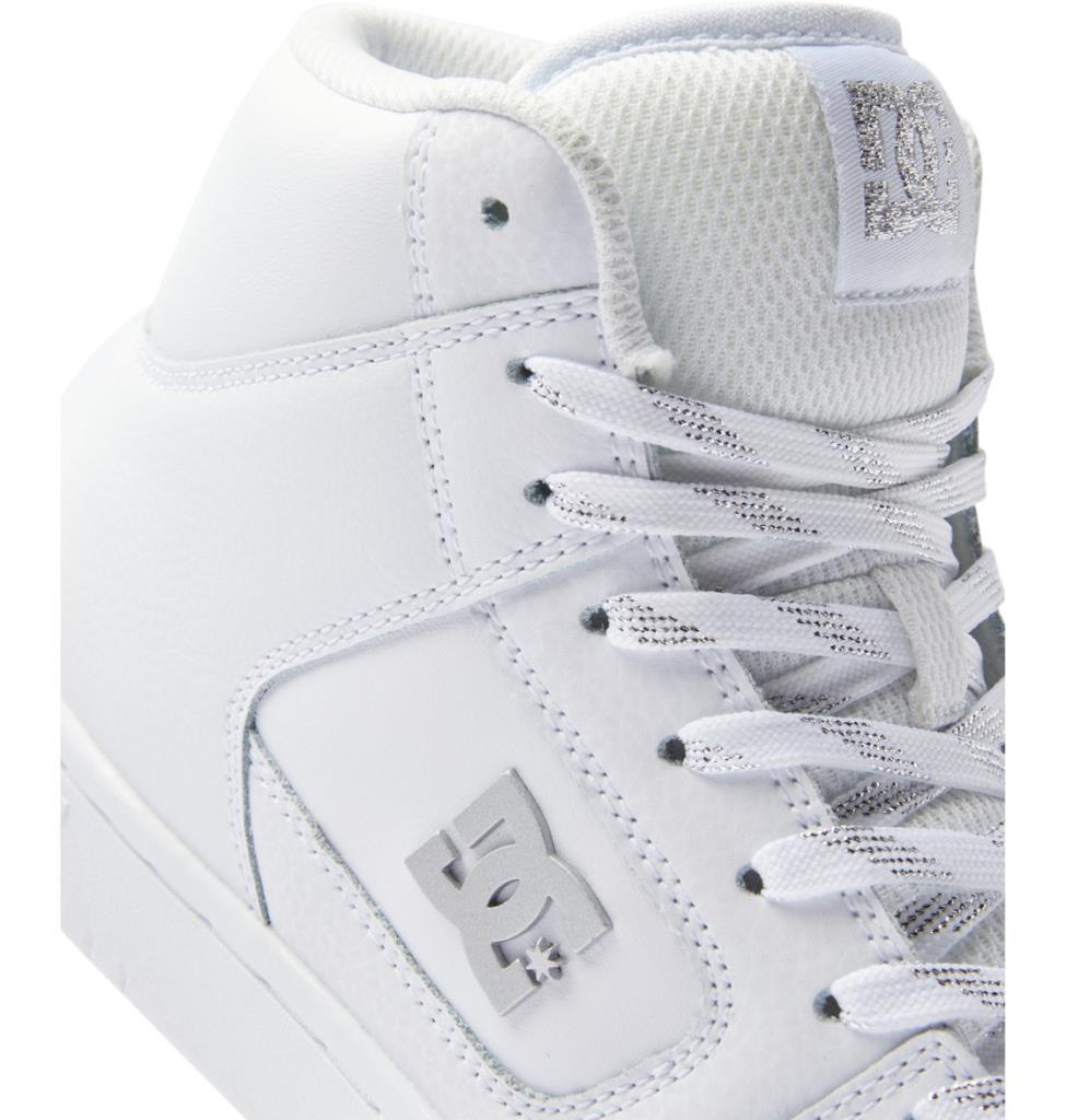 DC Shoes ADJS100164 Manteca 4 Hi White/Silver Kadın Sneaker