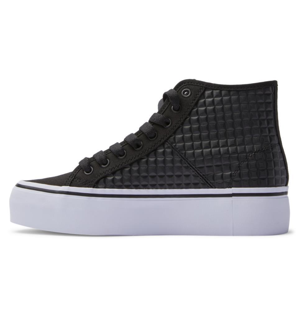 DC Shoes ADJS300296 Manual Hi Platform Battleship/Gum Kadın Sneaker
