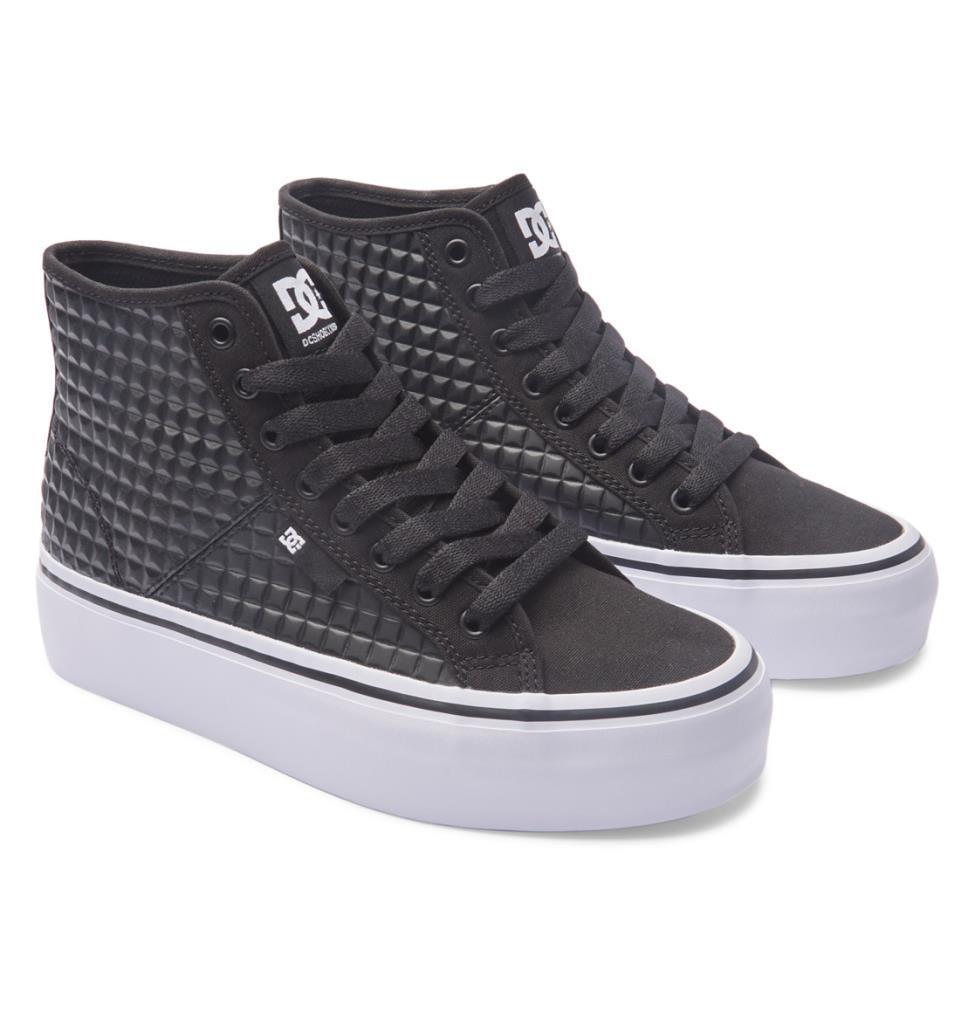 DC Shoes ADJS300296 Manual Hi Platform Battleship/Gum Kadın Sneaker