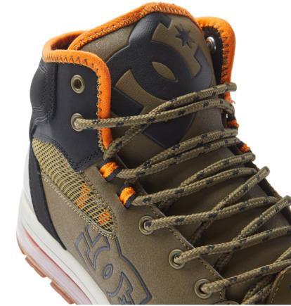 DC Shoes ADYB100019 Versatile Hi WR Olive/Black Erkek Sneaker