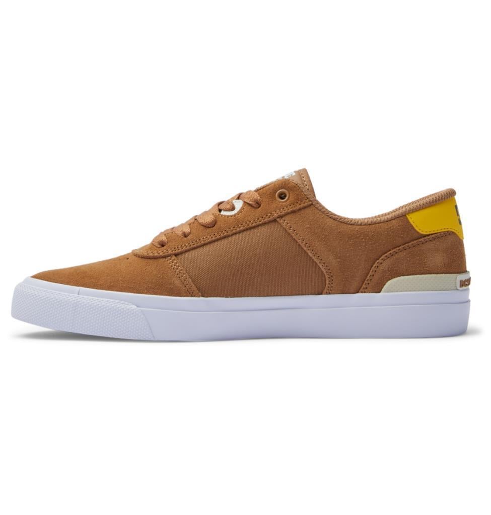DC Shoes ADYS300739 Teknic S Brown/Yellow Erkek Sneaker