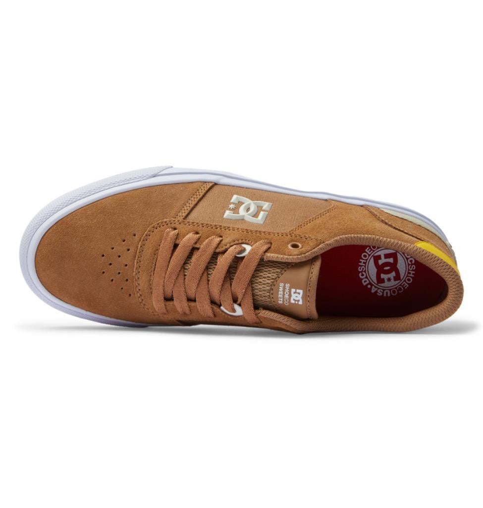 DC Shoes ADYS300739 Teknic S Brown/Yellow Erkek Sneaker