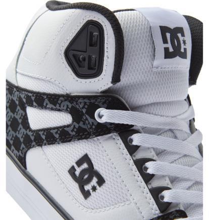 DC Shoes ADYS400043 Pure High Top WC Black/White Monogram Erkek Sneaker