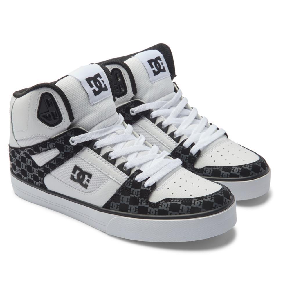 DC Shoes ADYS400043 Pure High Top WC Black/White Monogram Erkek Sneaker