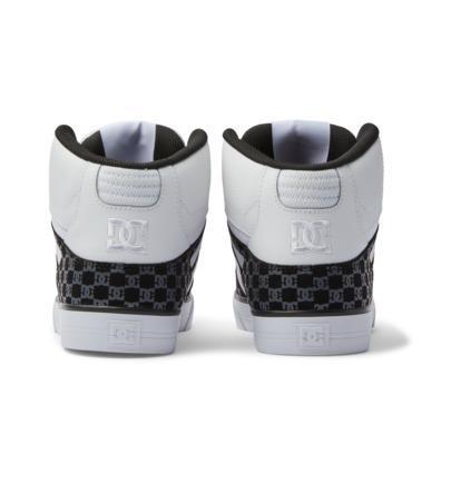 DC Shoes ADYS400043 Pure High Top WC Black/White Monogram Erkek Sneaker