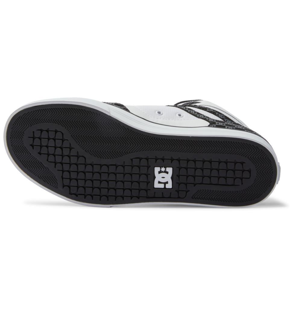 DC Shoes ADYS400043 Pure High Top WC Black/White Monogram Erkek Sneaker