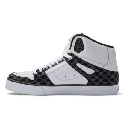 DC Shoes ADYS400043 Pure High Top WC Black/White Monogram Erkek Sneaker