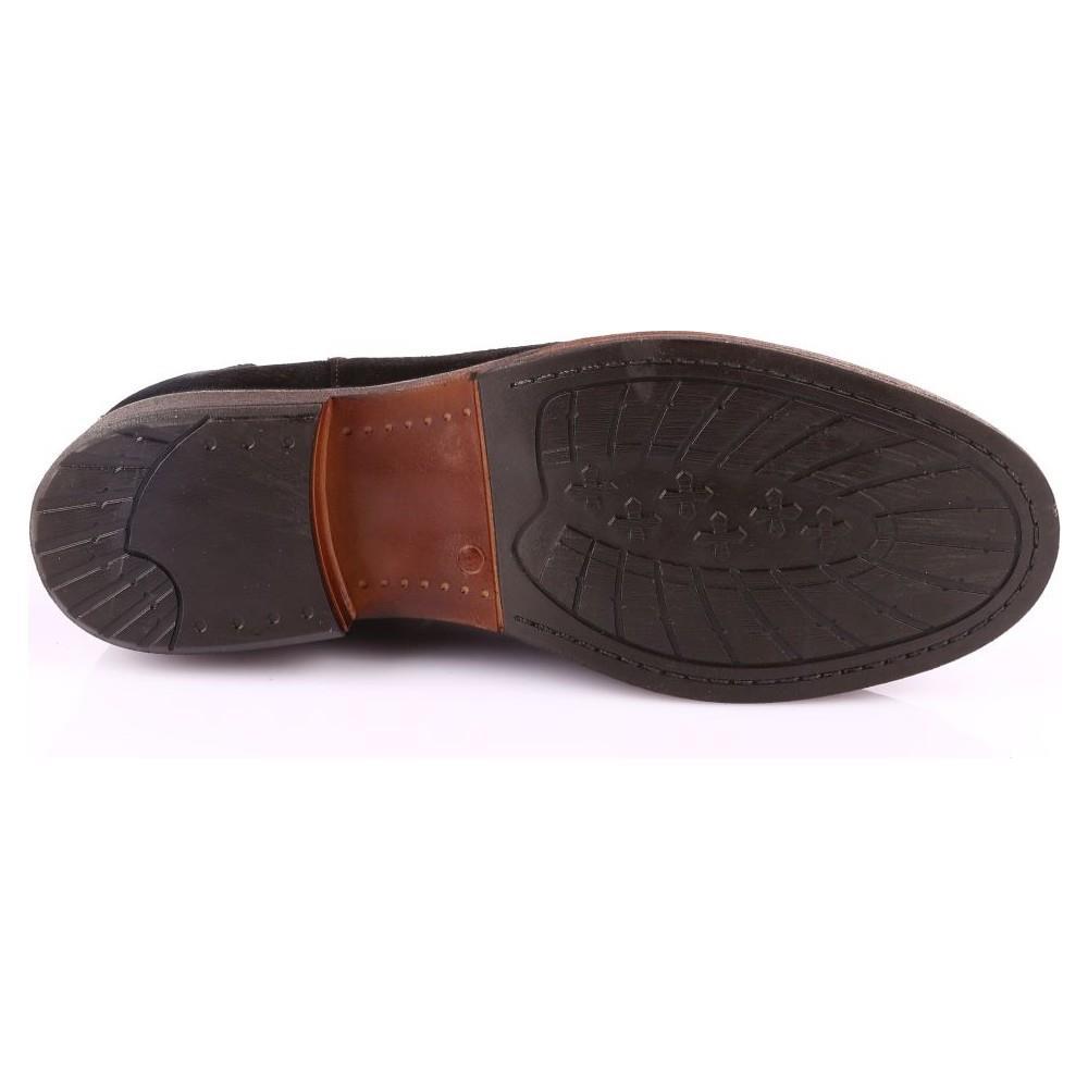 FreeFoot 3601-1 Siyah Süet Çekme Bot