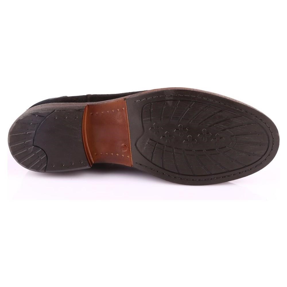 FreeFoot 3601-1 Siyah Süet Çekme Bot