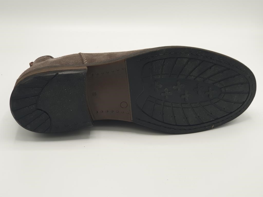 FreeFoot 3601-1 Taupe Süet Çekme Erkek Bot