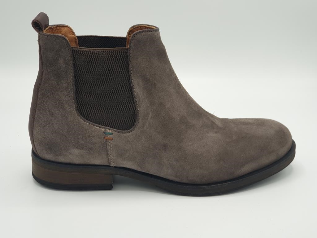 FreeFoot 3601-1 Taupe Süet Çekme Erkek Bot