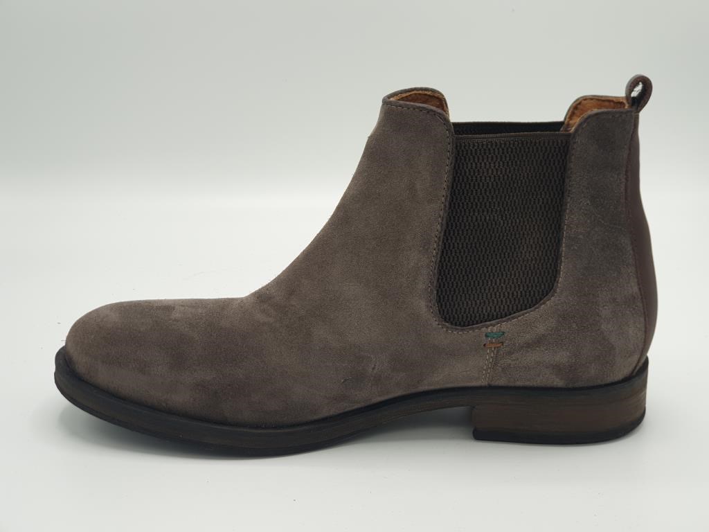 FreeFoot 3601-1 Taupe Süet Çekme Erkek Bot