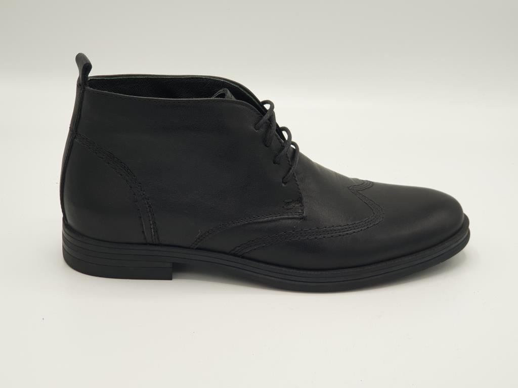 FreeFoot 3815 Siyah Deri Erkek Bot