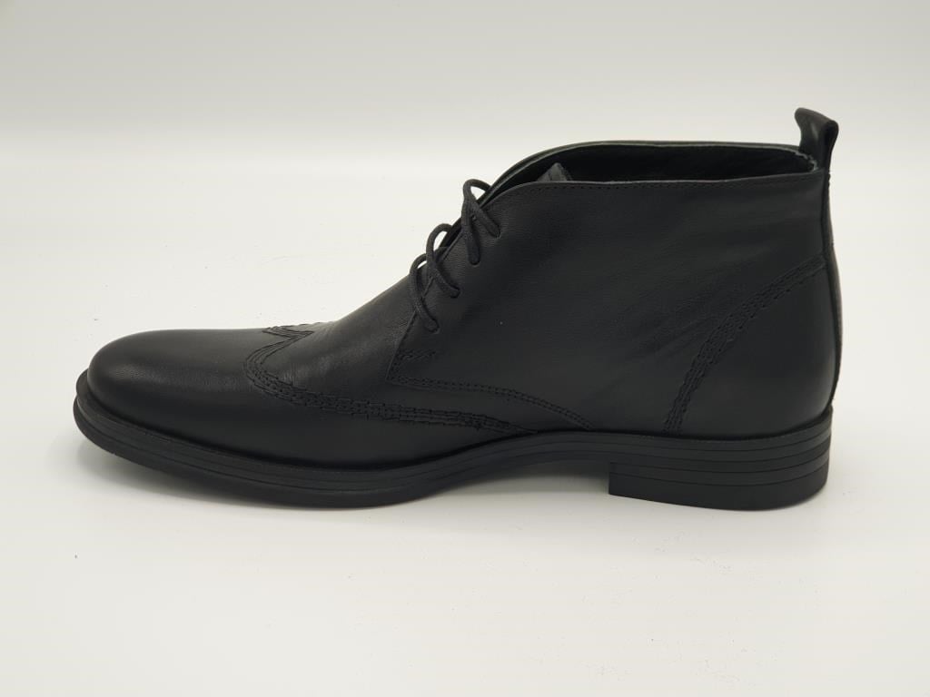 FreeFoot 3815 Siyah Deri Erkek Bot