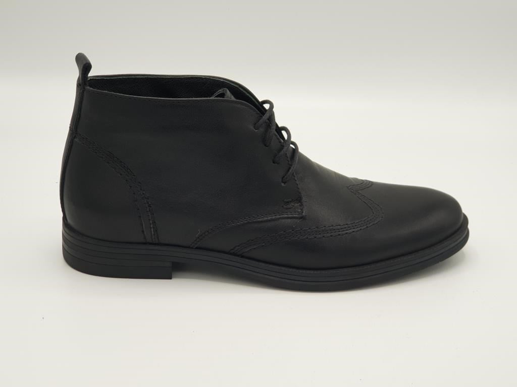FreeFoot 3815 Siyah Deri Erkek Bot