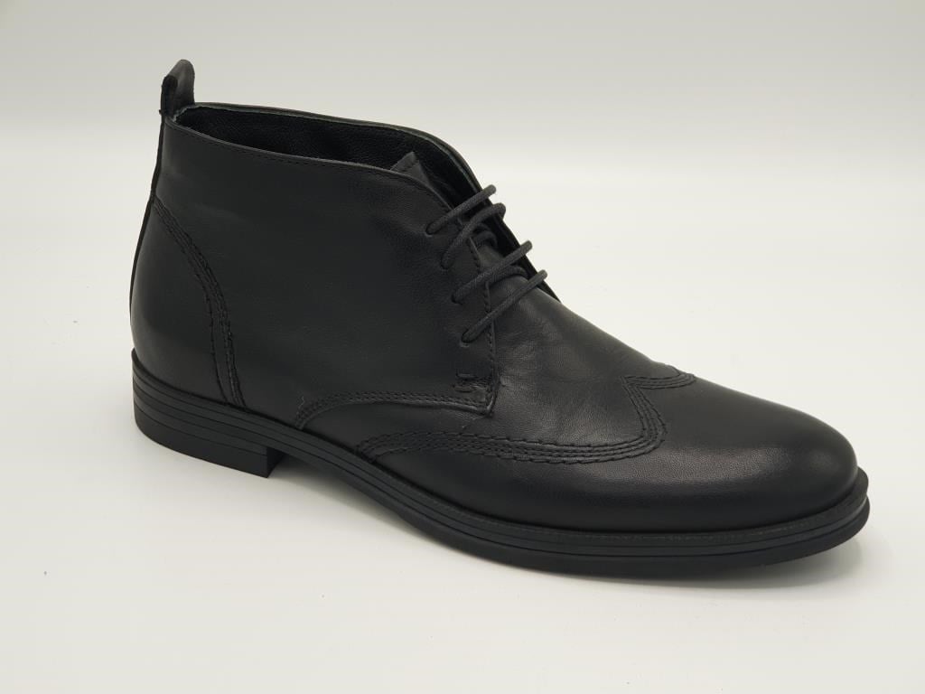 FreeFoot 3815 Siyah Deri Erkek Bot