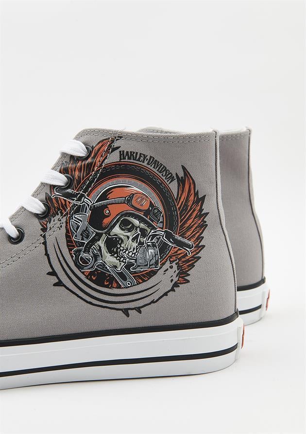 Harley Davidson 023M100358 Pittsburgh Grey Erkek Sneaker