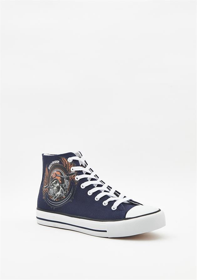 Harley Davidson 023M100358 Pittsburgh Navy Erkek Sneaker