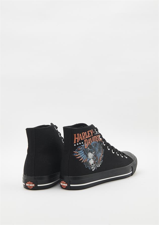 Harley Davidson 023M100359 Phoenix Black Erkek Sneaker
